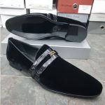 BLACK SUEDE WITH STRAP (Available sizes for this Color: (40, 41, 42, 43, 44, 45, and 46)